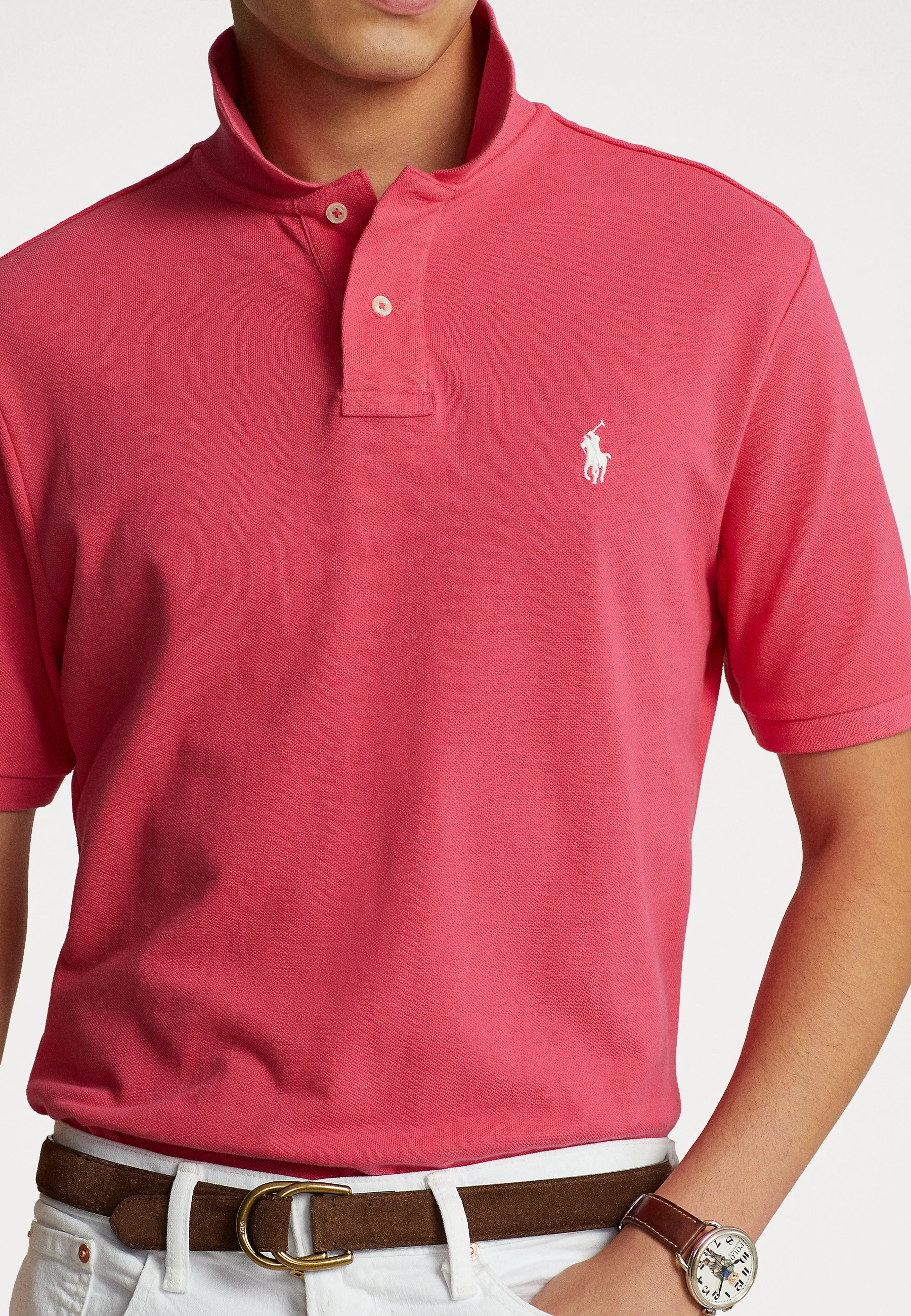 Polo Ralph Lauren Camisa polo de malla ajustada personalizada - Polo