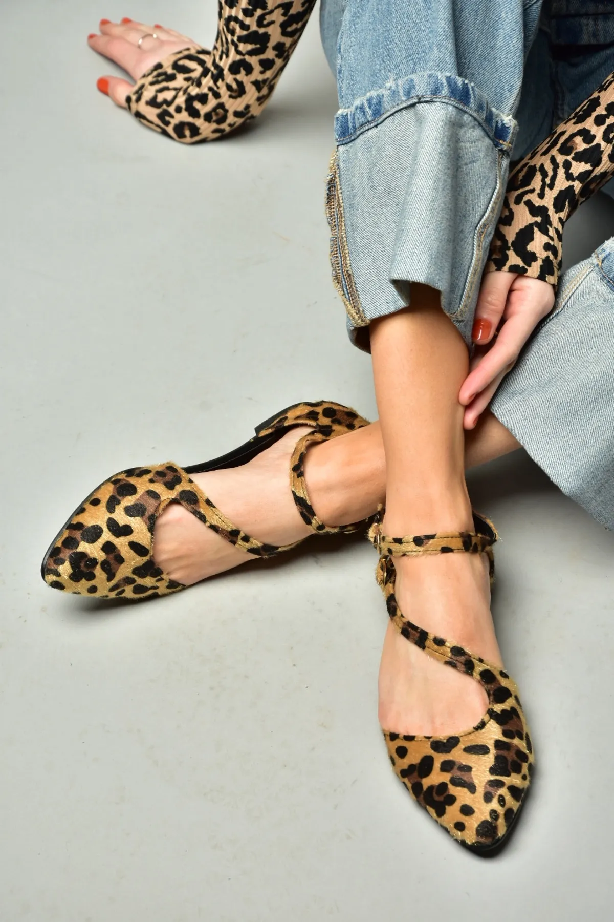 Fox Shoes  Leoparden-Damenschuhe D726016902