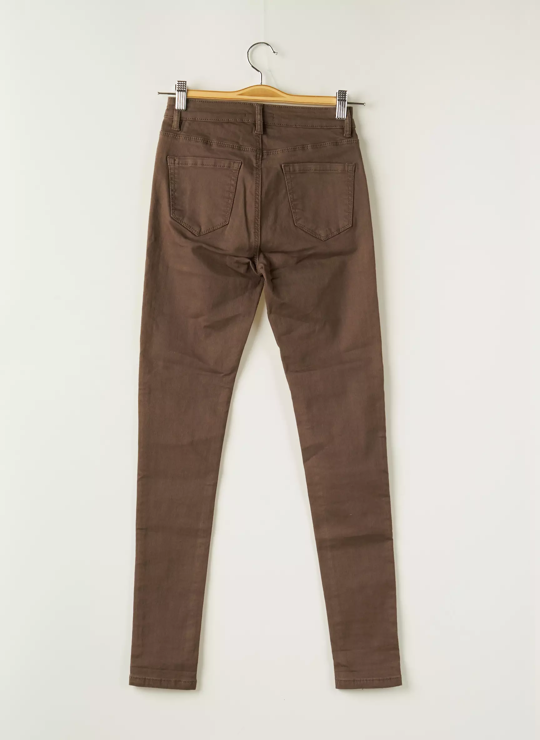 Nina Carter Pantalons Slim Femme couleur marron