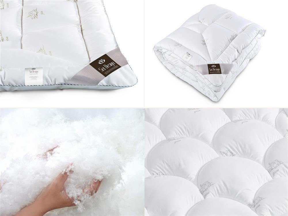 Einziehdecke, Bettdecke Winter SWAN 200x220 cm - wie Daunen, SEI Design, Füllung: 100% Mikrofaser, Bezug: 100% Mikrofaser, wie Daunen