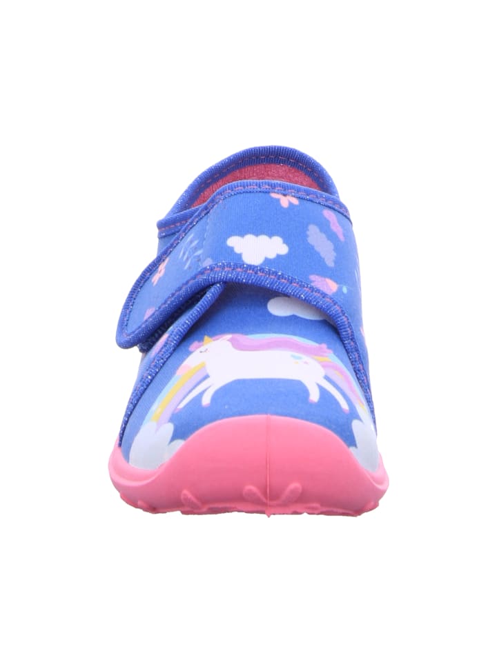 Fischer Markenschuh Hausschuh in blau günstig kaufen