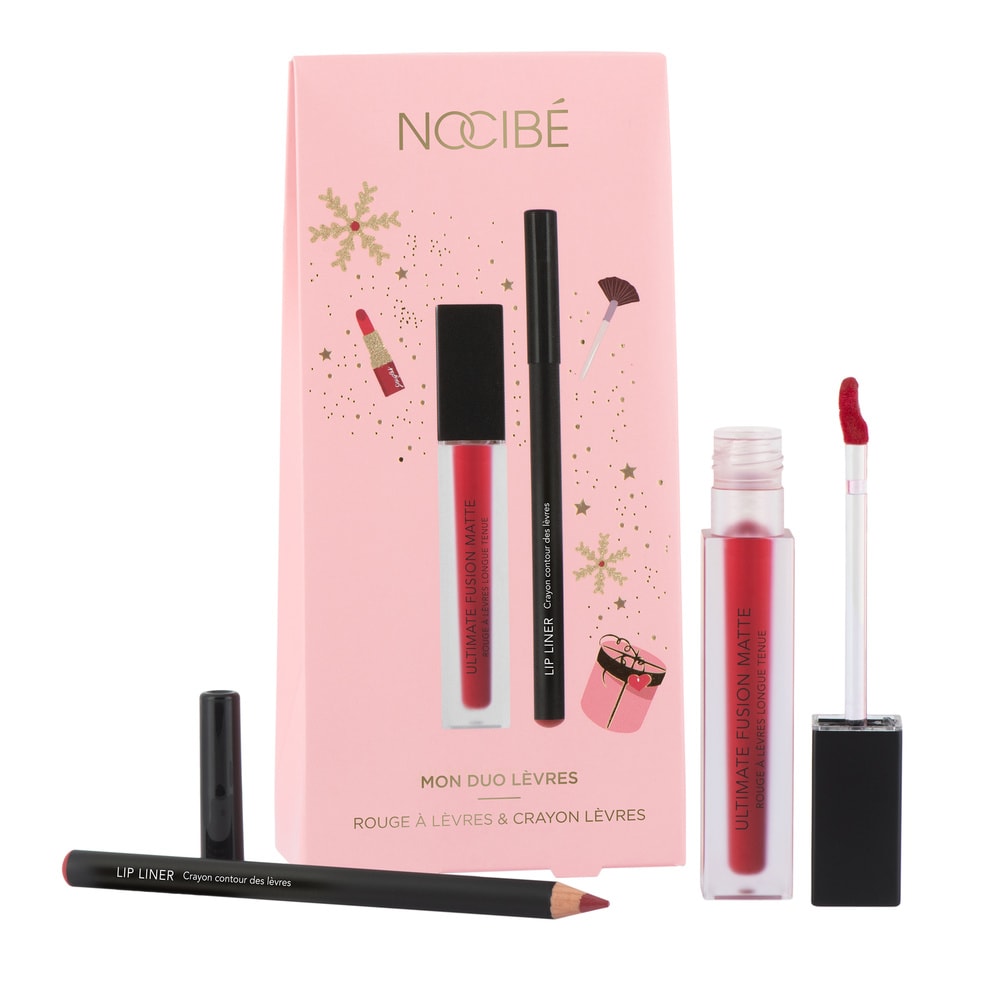 Nocibé Mon Duo Lèvres Coffret Crayon Lèvres et Rouge à LèvresLiquide