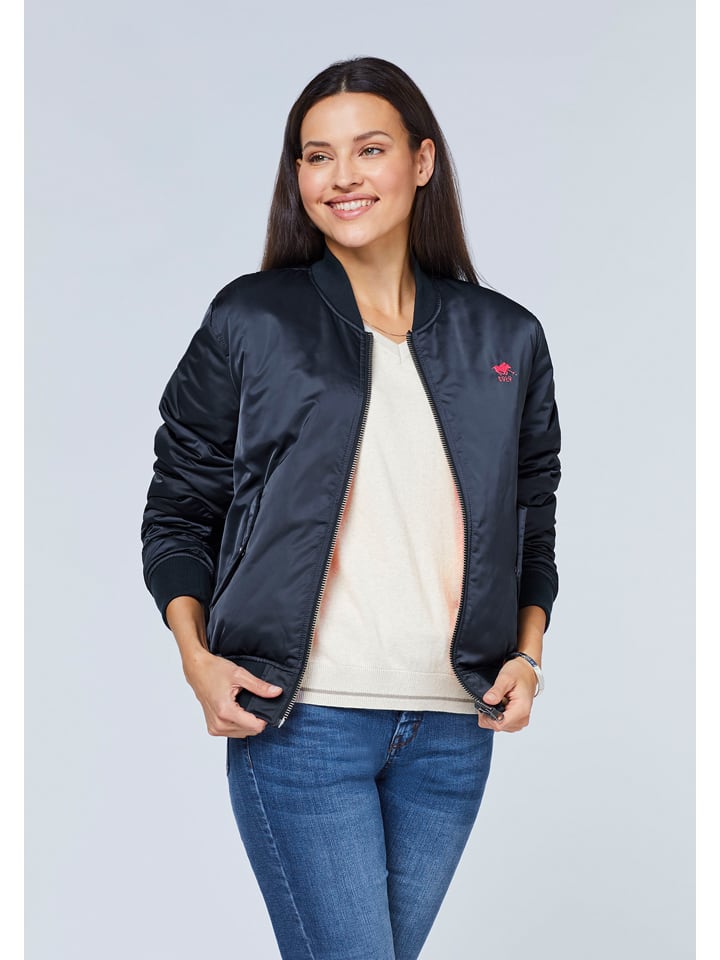 Polo Sylt Bomberjacke in Dunkelblau/ Pink günstig kaufen