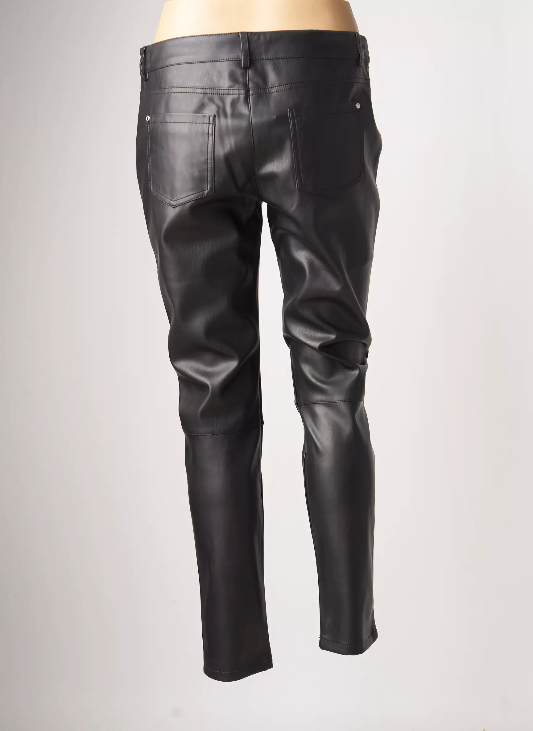 Morgan Pantalons Slim Femme couleur noir