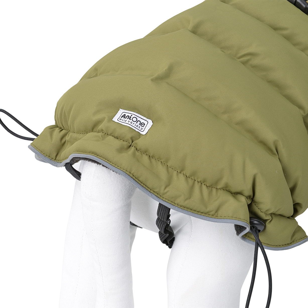 AniOne Hundemäntel AniOne Pufferwintermantel Delia grün 65 cm