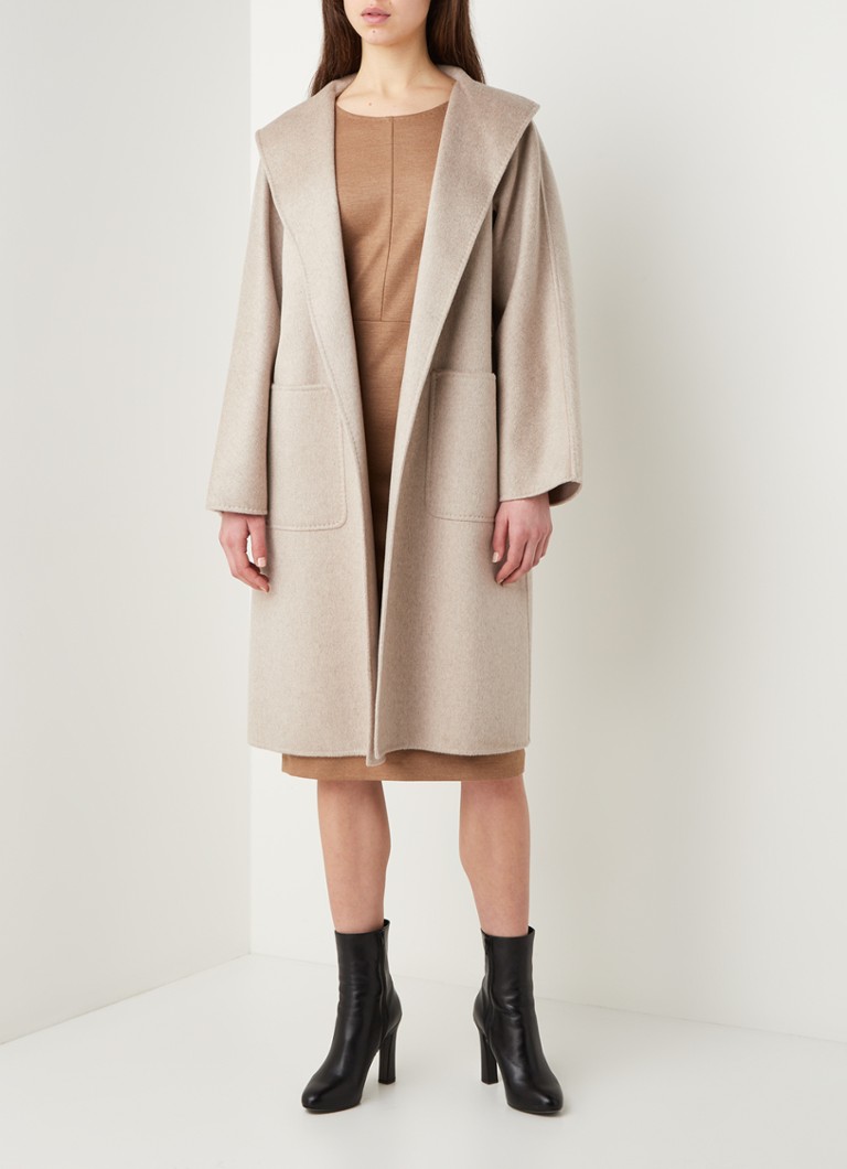 Kašmírový kabát MaxMara Lilia se šálovým límcem