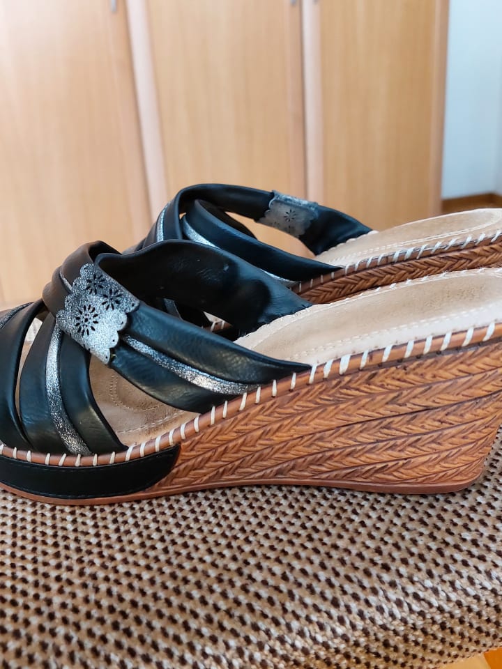 Cassis Côte d'Azur Pantoletten in Schwarz günstig kaufen 39