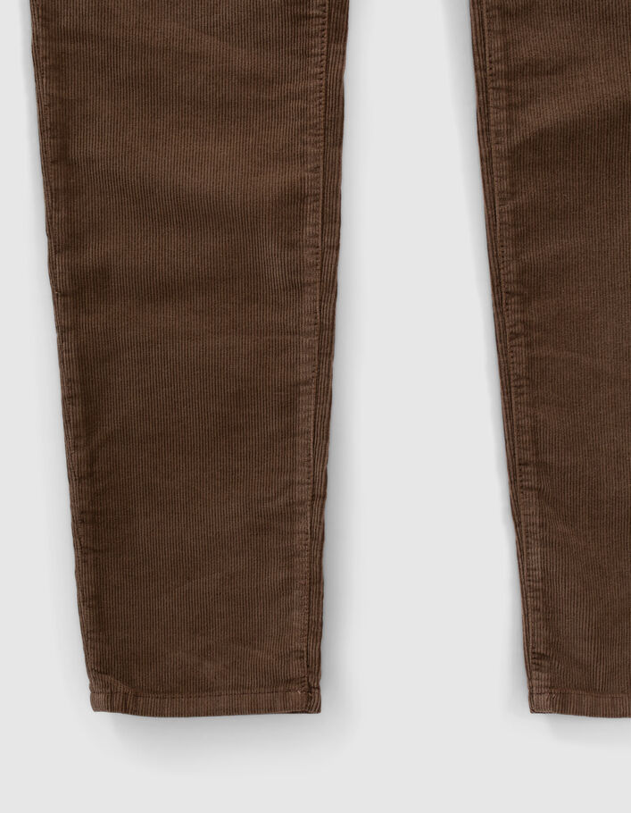 Pantalon SLIM cappuccino en velours Homme