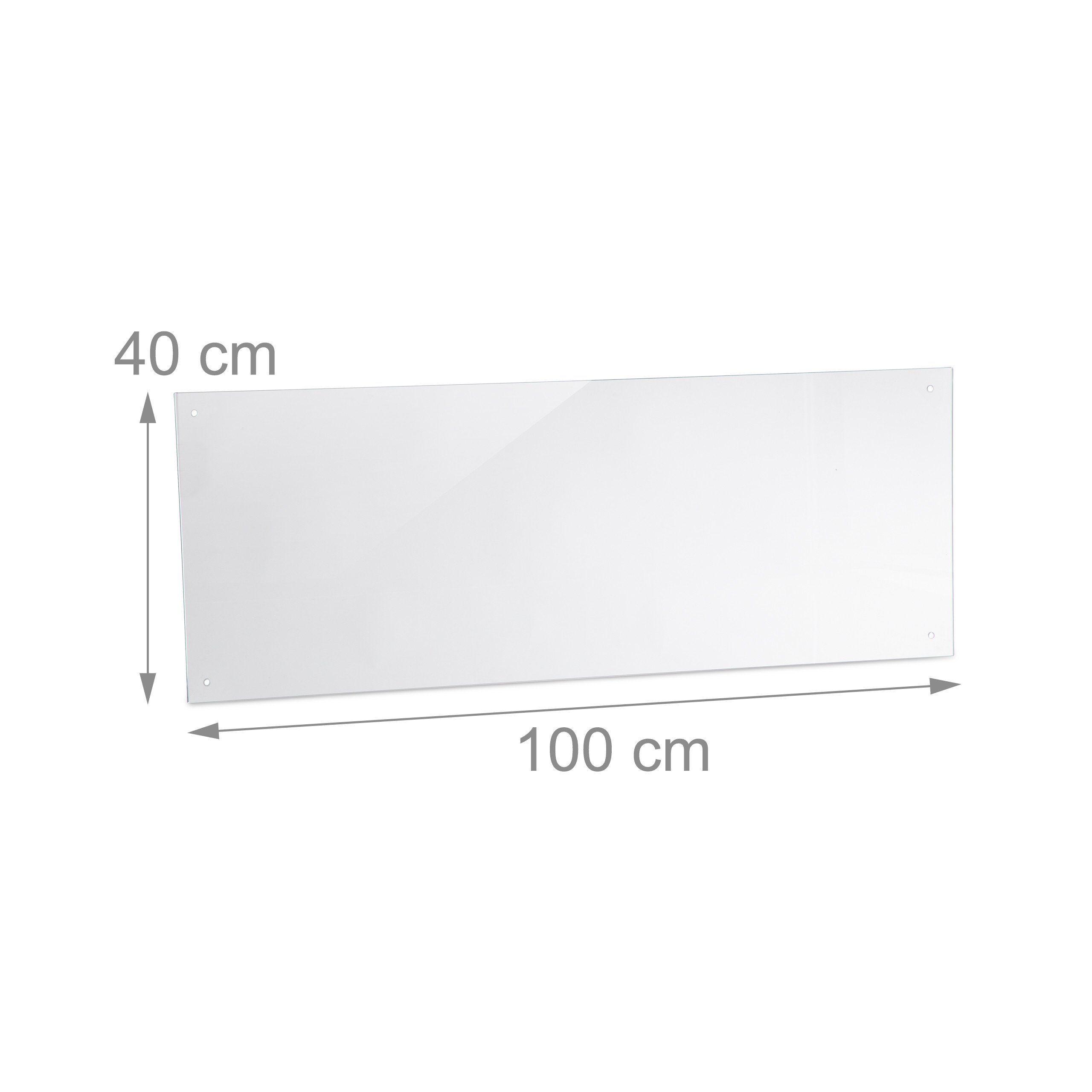 relaxdays Spritzschutz Spritzschutz für die Küche 100 cm, 100x40 cm