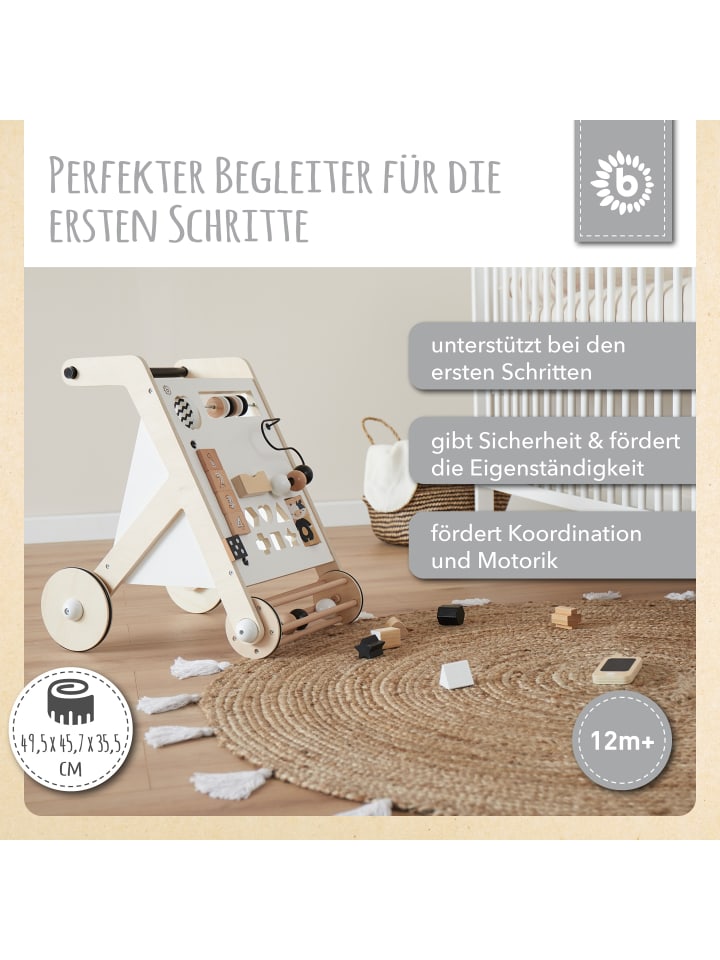 Bieco Spielwaren Lauflernwagen Holz in Weiß günstig kaufen onesize