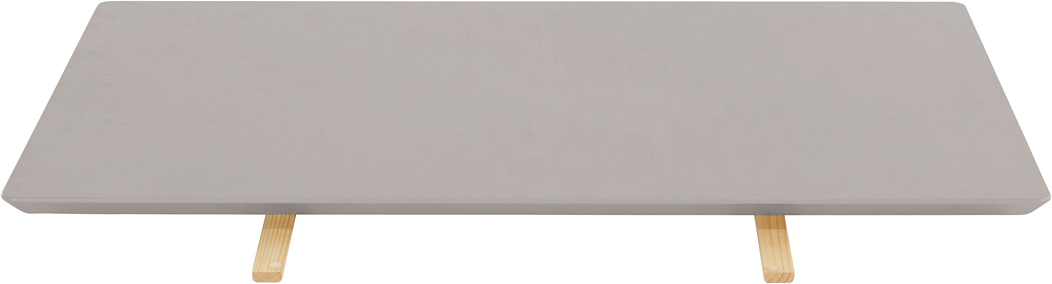andas Ansteckplatte Vallby, 1St., Tischplatte in einer pflegeleichtem Linolium, Breite 50 cm