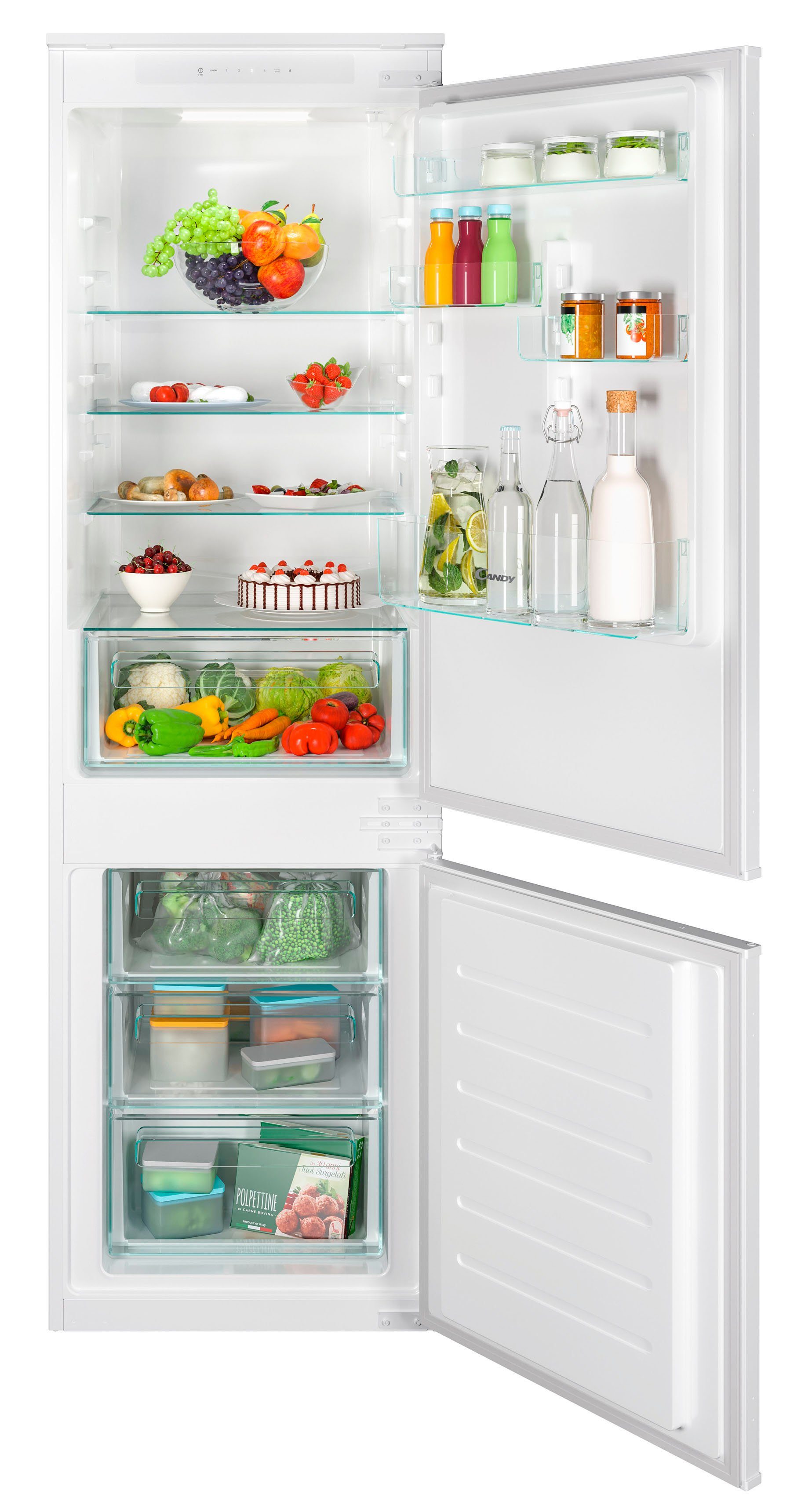 Candy Einbaukühlgefrierkombination CBL3518F, 177,2 cm hoch, 54 cm breit
