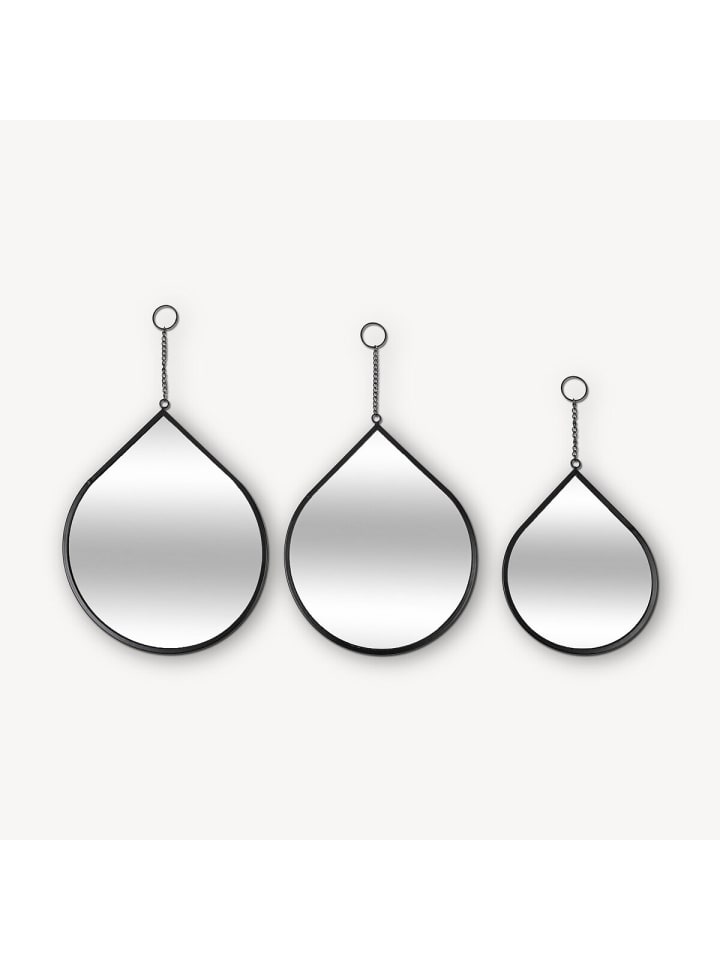 Atmosphera Créateur d'intérieur Metallspiegel in schwarz günstig kaufen onesize