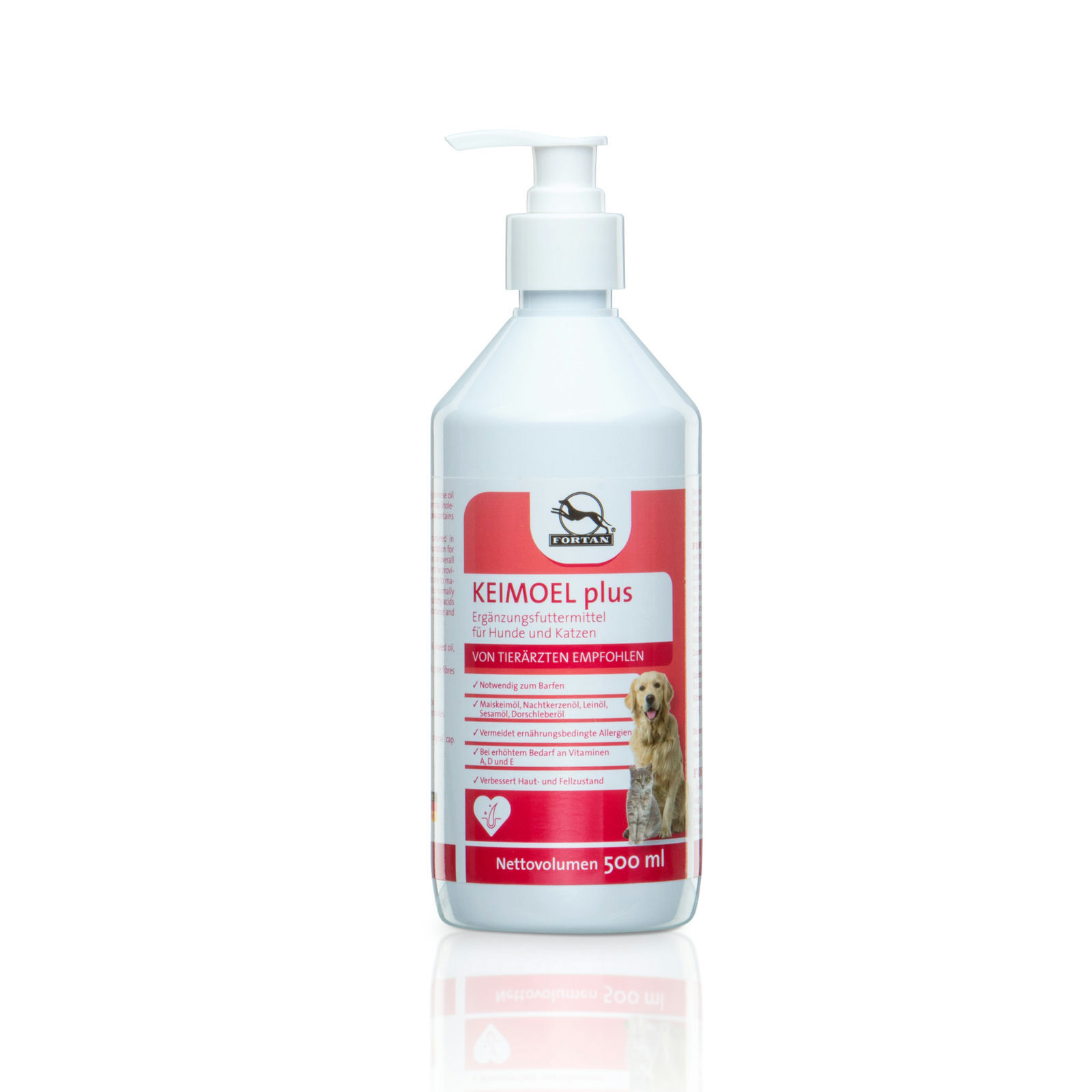 Fortan Ergänzungsfutter & Aufzucht Fortan Keimöl plus mit Gamma-Linolen 500 ml