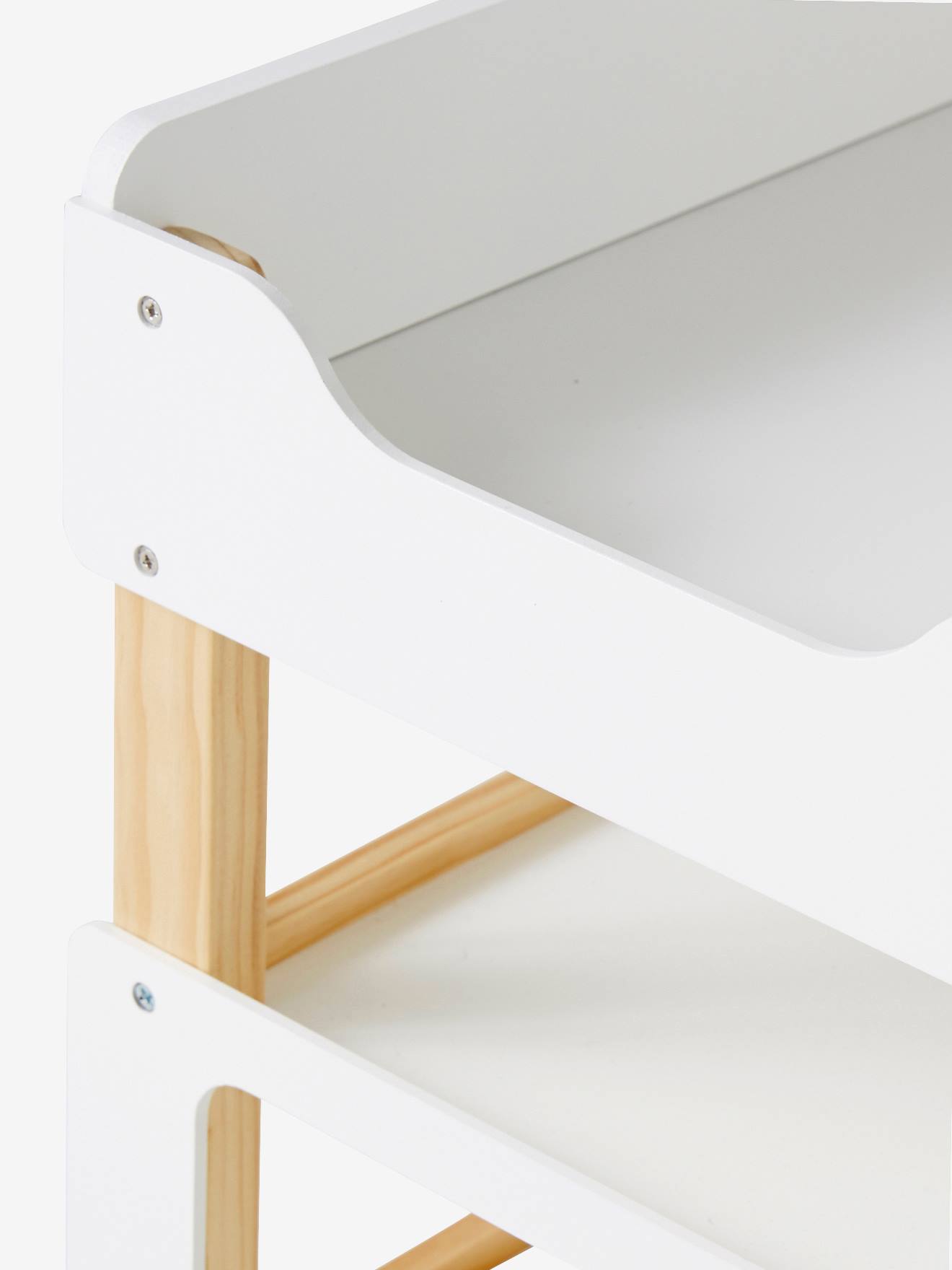 Vertbaudet Puppen-Wickeltisch PETITE MAISON Holz FSC - weiß/natur