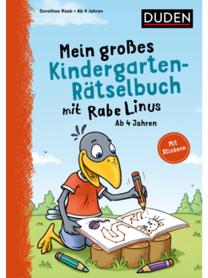 DUDEN-Verlag Buch - Mein großes Kindergarten-Rätselbuch mit Rabe Linus - ab 4 Jah günstig kaufen onesize