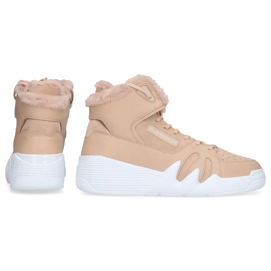 Giuseppe Zanotti - Sneaker high TALON Kalbsleder - beige