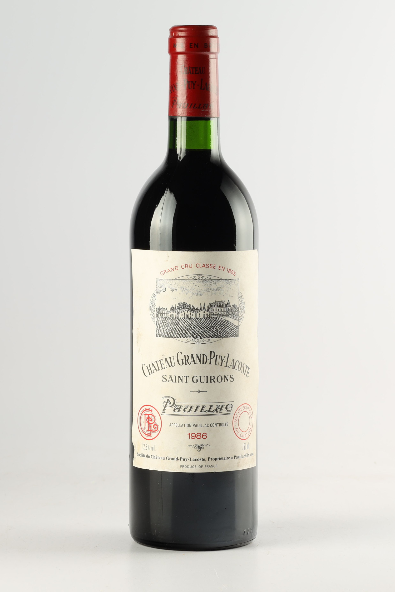 Château Grand Puy Lacoste 1986, Pauillac