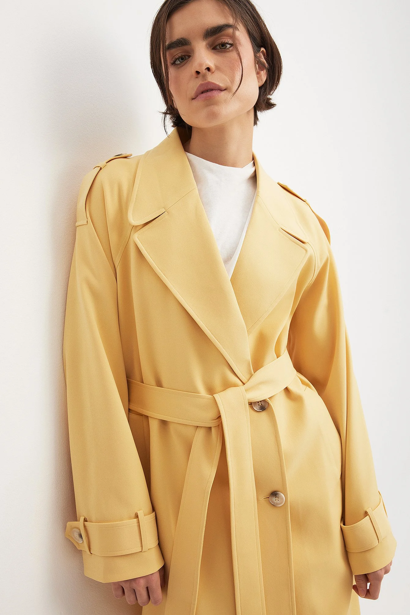 Langer Trenchcoat