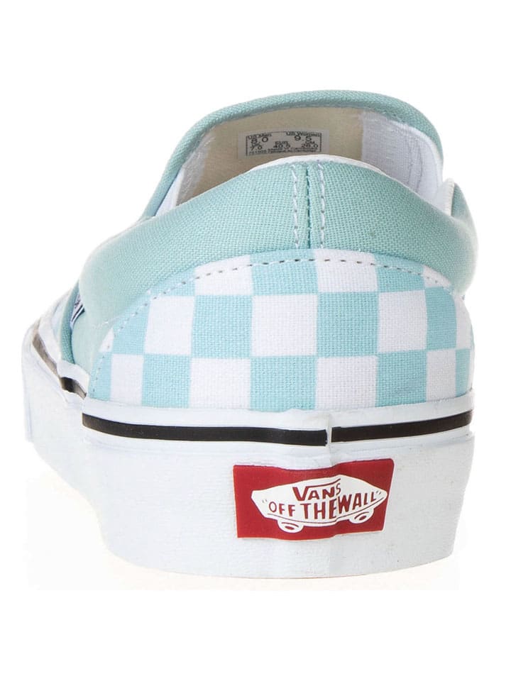 Vans Slipper in Hellblau/ Weiß günstig kaufen