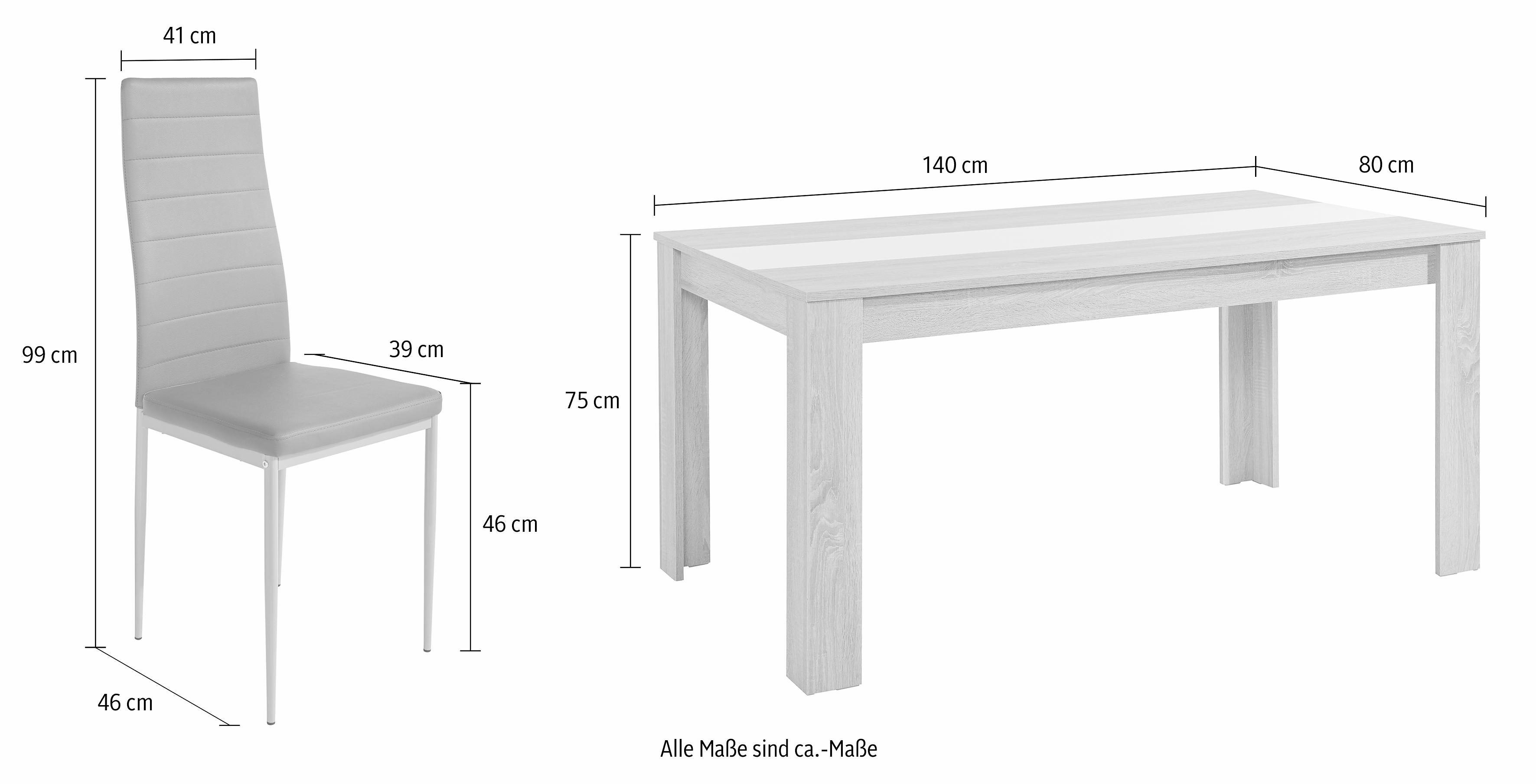 Homexperts Essgruppe, (Set, 5-tlg)