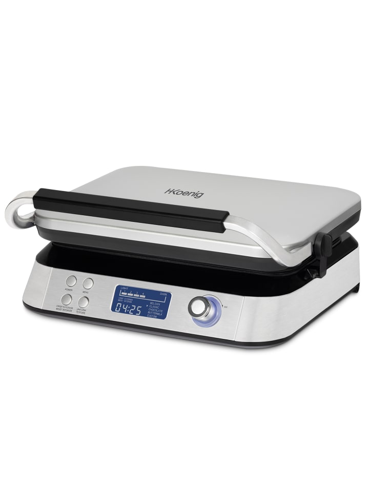 HKoenig Waffeleisen GFX800 Edelstahl und Schwarz günstig kaufen onesize
