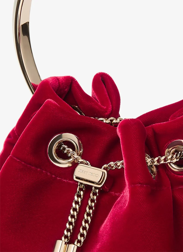 Sac à main en velours Jimmy Choo Bon Bon