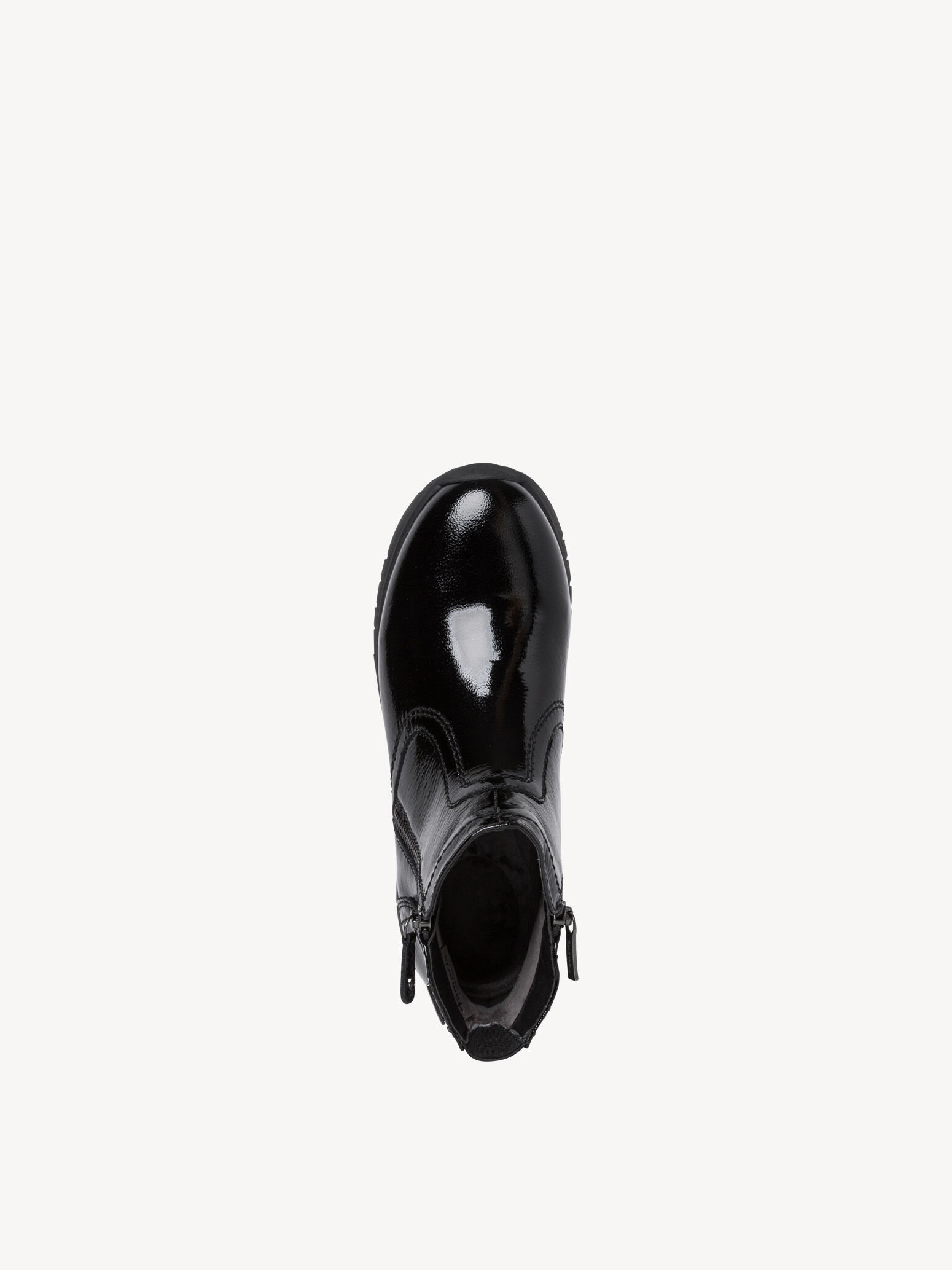 Bottine en cuir - noir