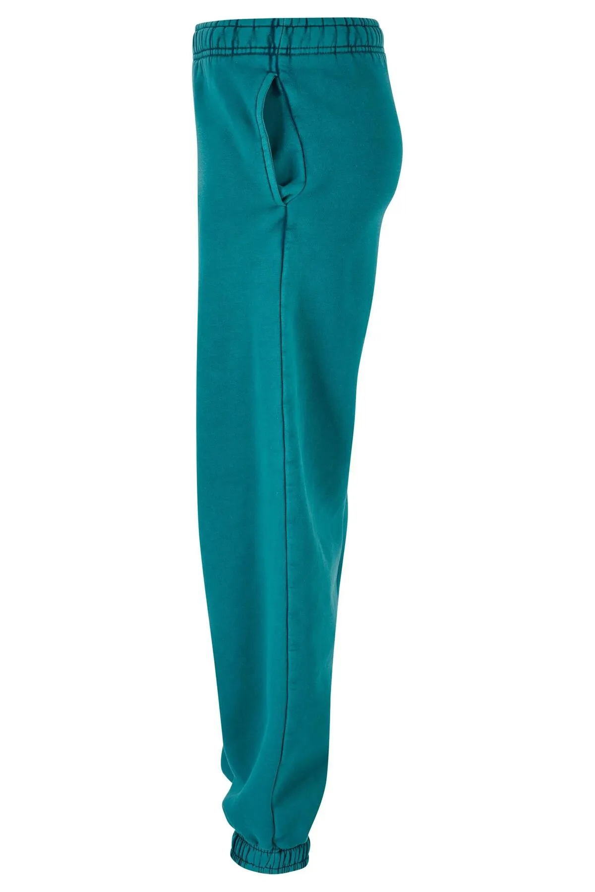 Urban Classics  Damen Sweatpants mit hoher Taille und Stonewashed-Effekt