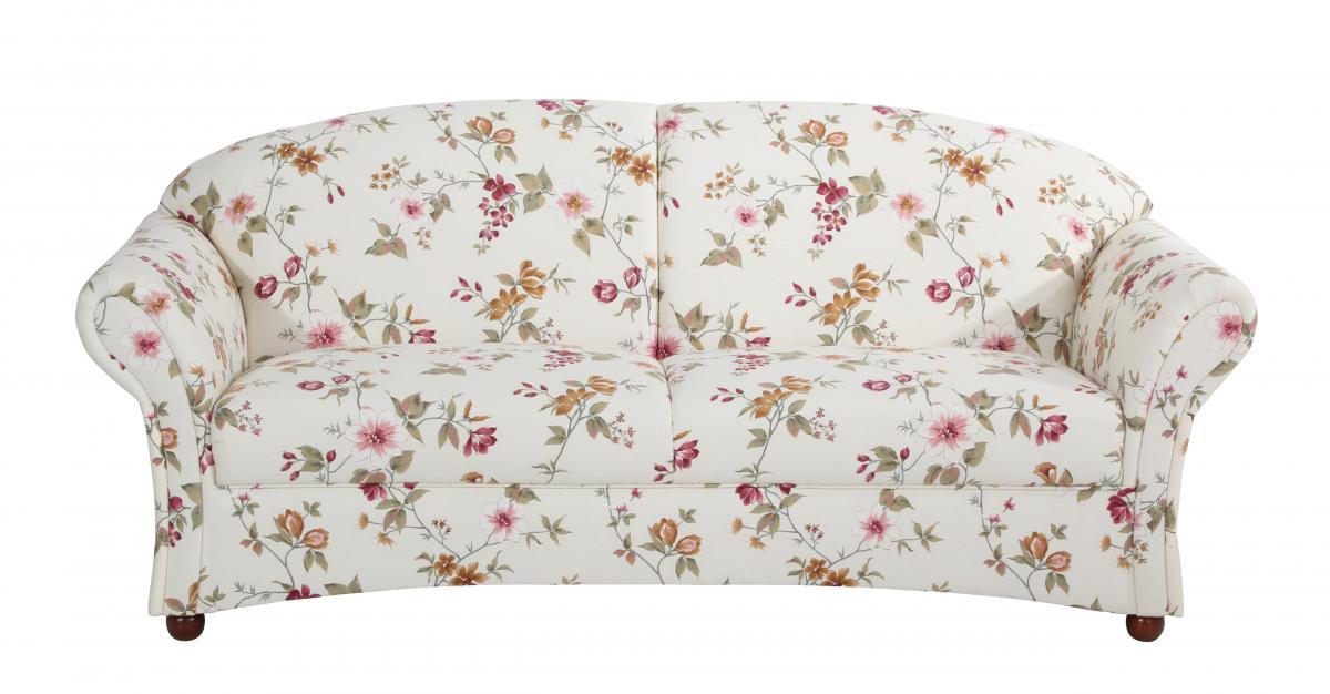 Max Winzer Corona Sofa 2,5-Sitzer Flachgewebe weiß