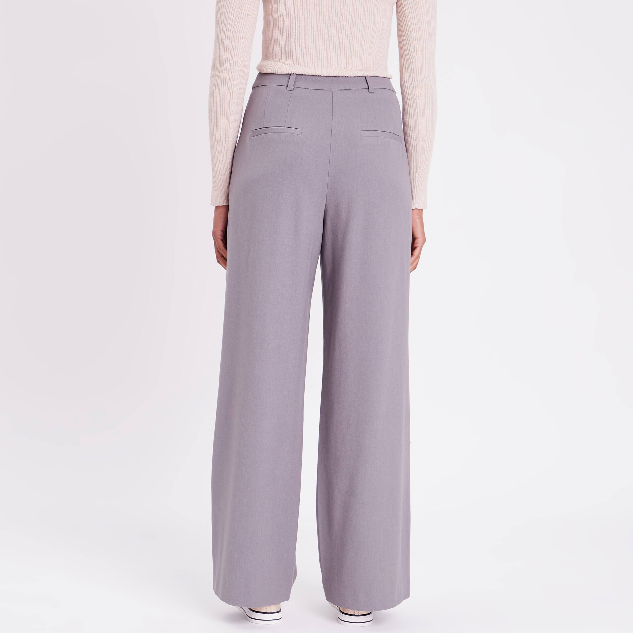 Pantalon city droit pinces gris foncé femme | Cache Cache