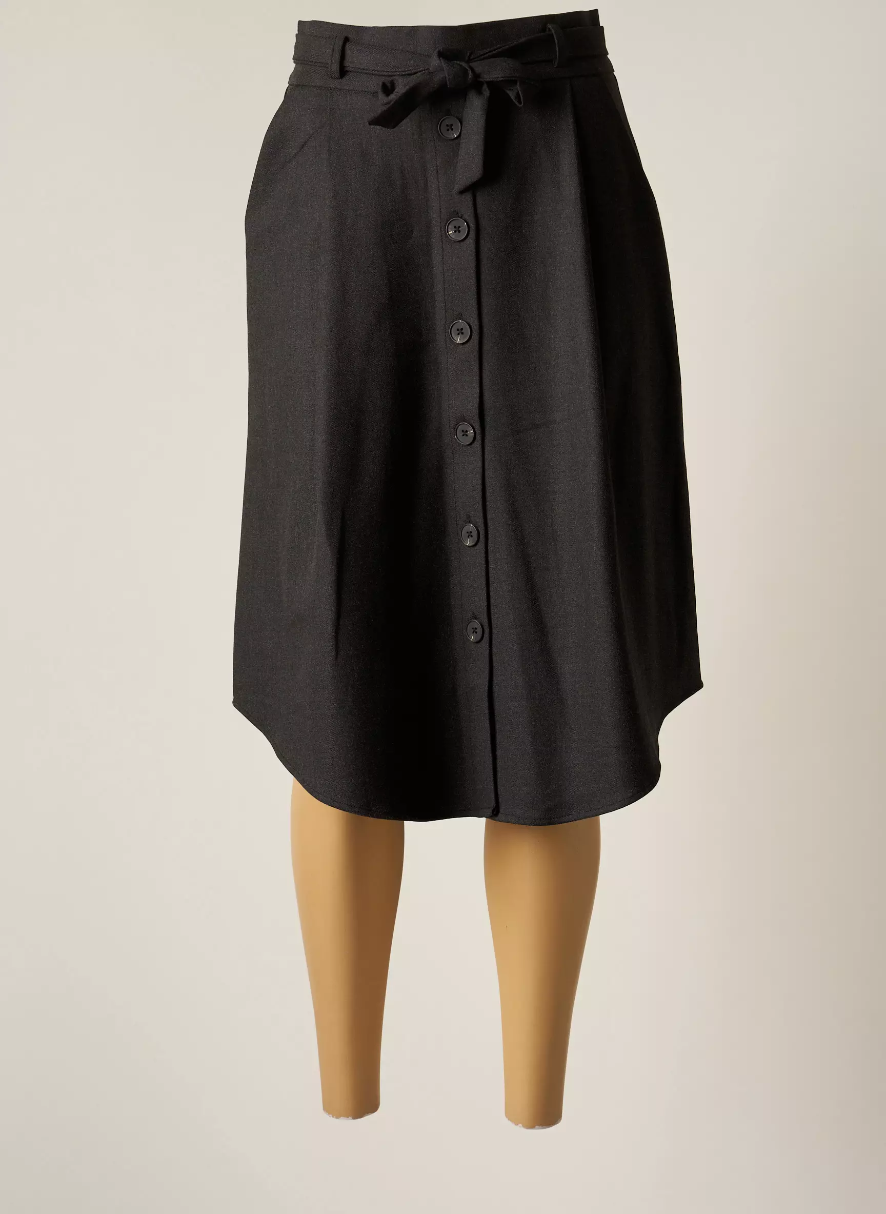 Yuka Jupes Mi Longues Femme couleur noir