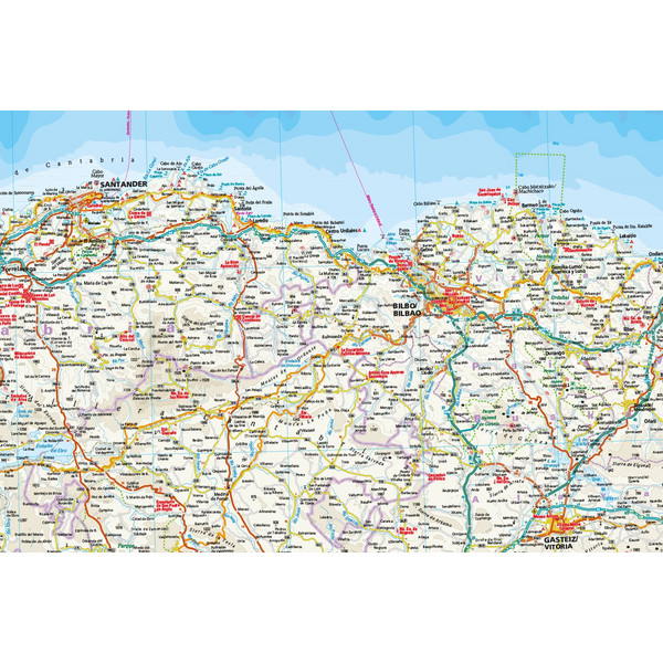 Reise Know-How Landkarte Spanien Nord/Jakobsweg 1 : 350.000 - Straßenkarte