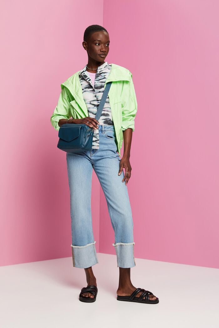 Chiffonbluse mit Muster