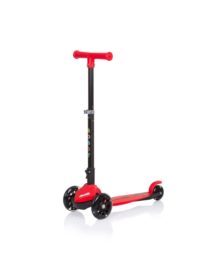Chipolino Kinderroller Robby 3 LED-Räder in rot günstig kaufen onesize
