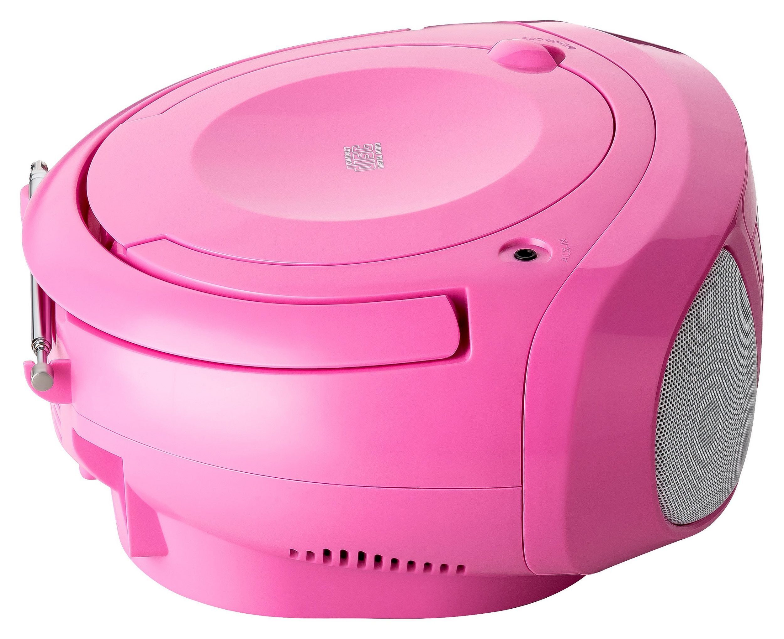 Reflexion CDR614 Boombox (UKW PLL Stereo Radio, CD-Player mit Radio, 16,00 W, Programmier-Funktion (CD: 20 Tracks)