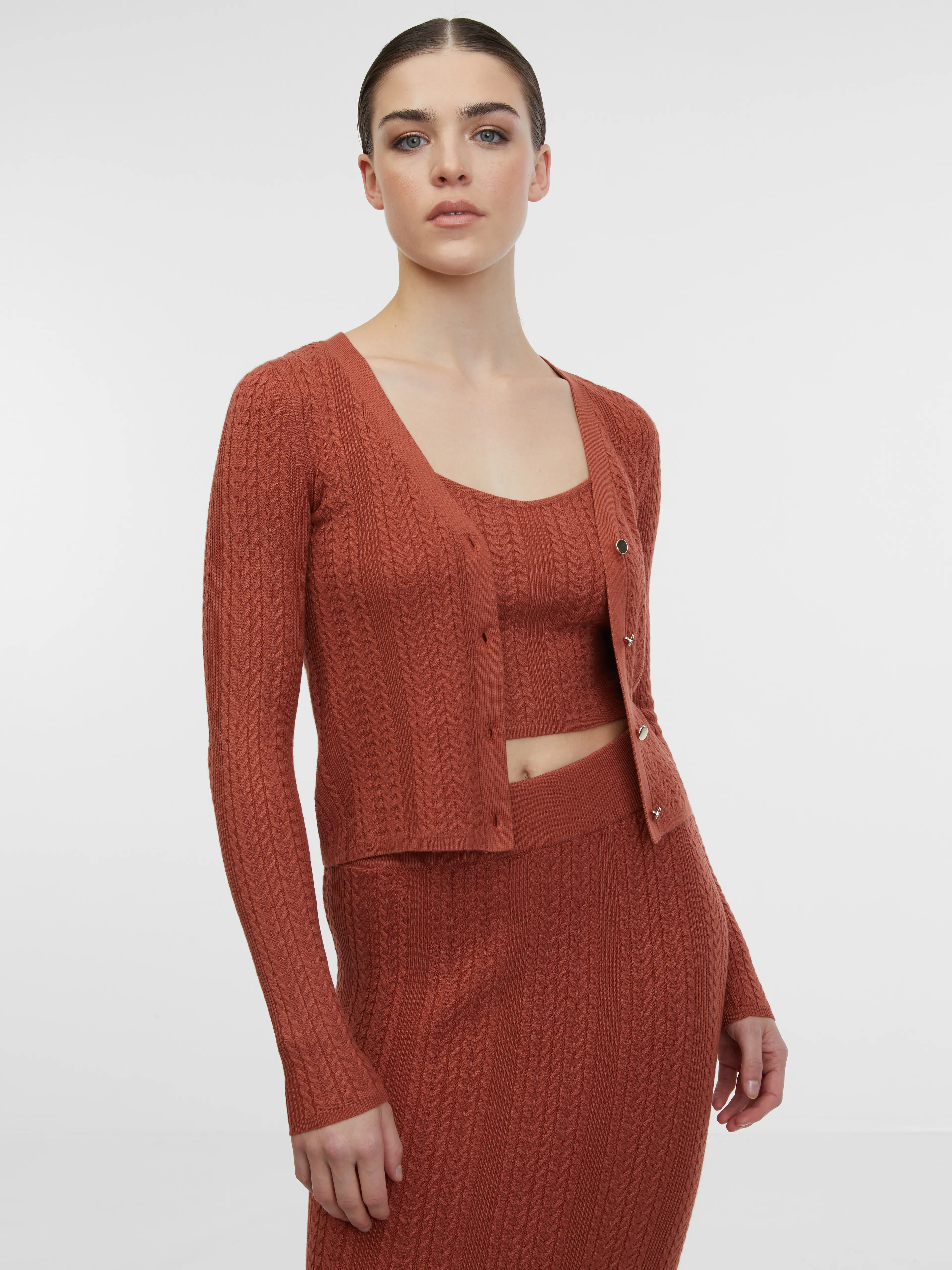 Braune Damen Cardigan ORSAY