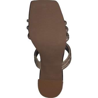 La Strada Pantolette in gold