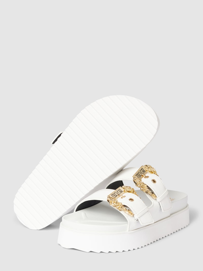 Sandalen mit Plateau-Sohle Modell 'ARIZONA' in weiß