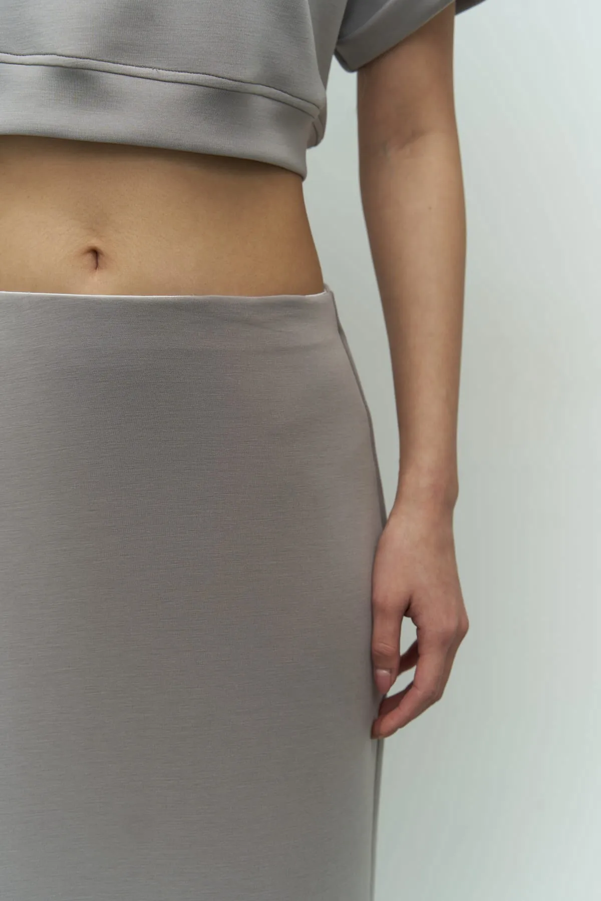 MAİ COLLECTİON  Paloma Nerz-Crop-Rock-Set
