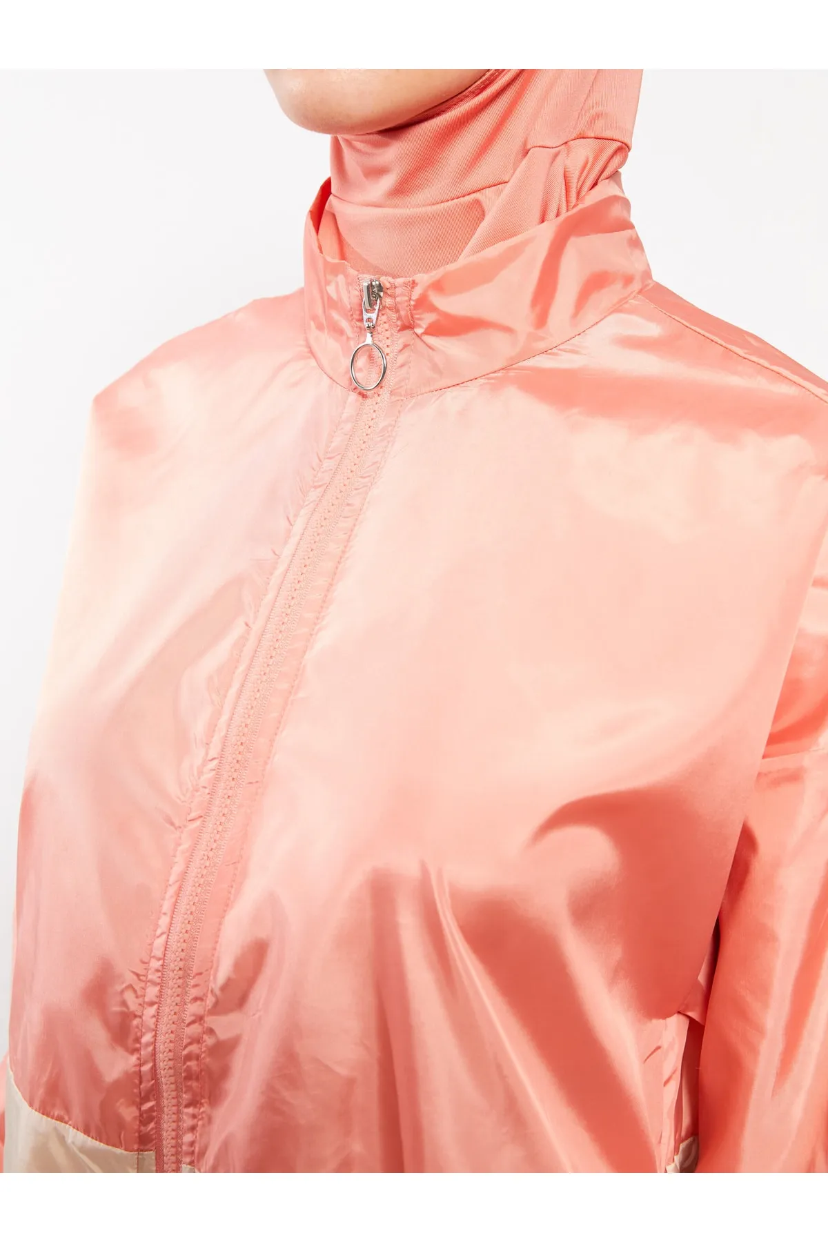 LC Waikiki  Hijab-Badeanzug-Set für Damen mit hohem Kragen und Farbblockierung und langen Ärmeln