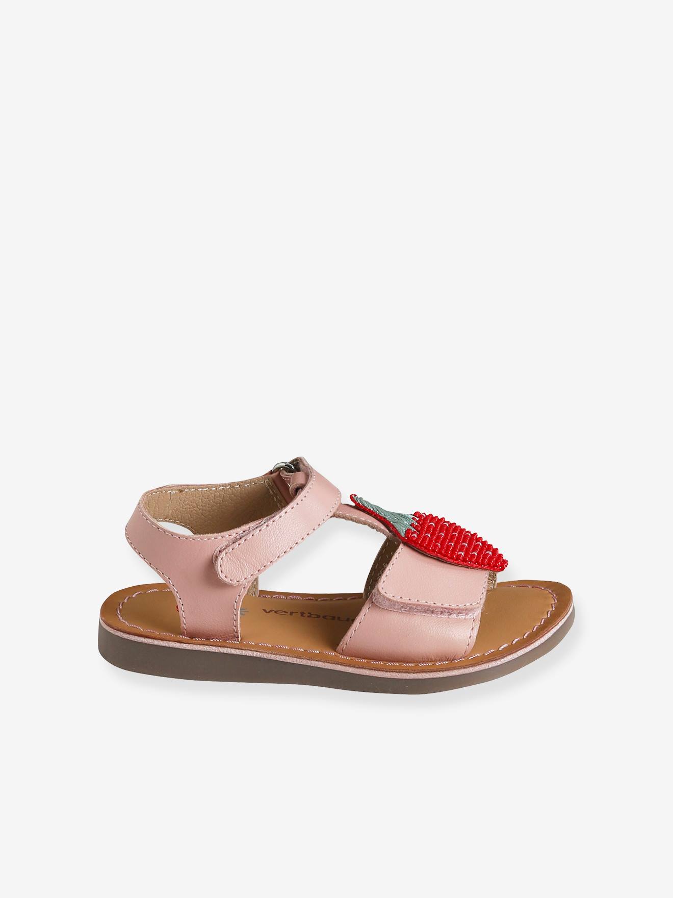 Sandales en cuir fille collection maternelle blanc