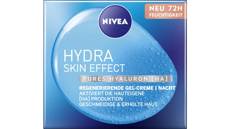 NIVEA Hydra Skin Effect Regenerierende Gel-Creme Nacht 50 ml