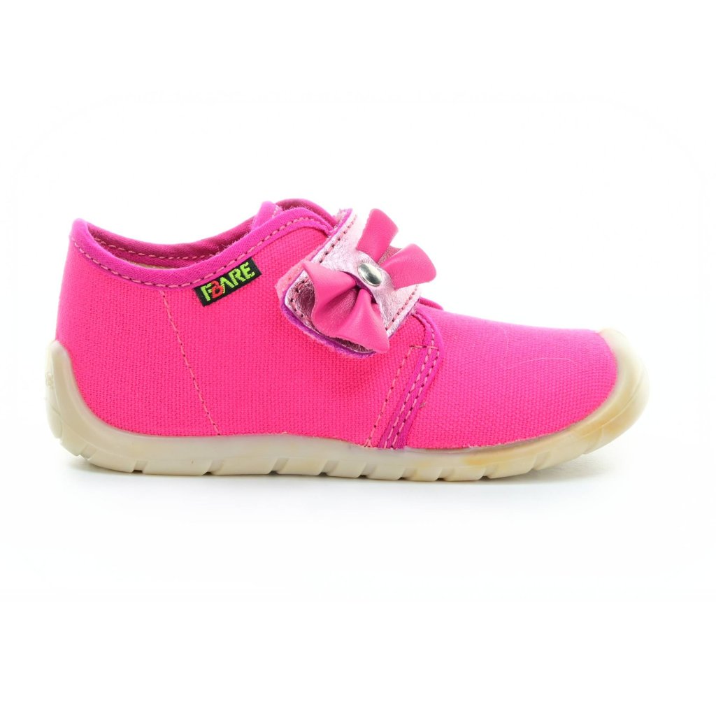Fare 5011453 mit Schleifchen Mid Cut Canvas Barfußschuhe (bare)