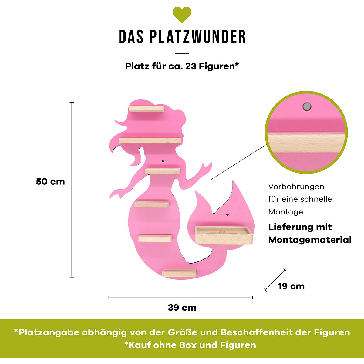 Meerjungfrau small, pink