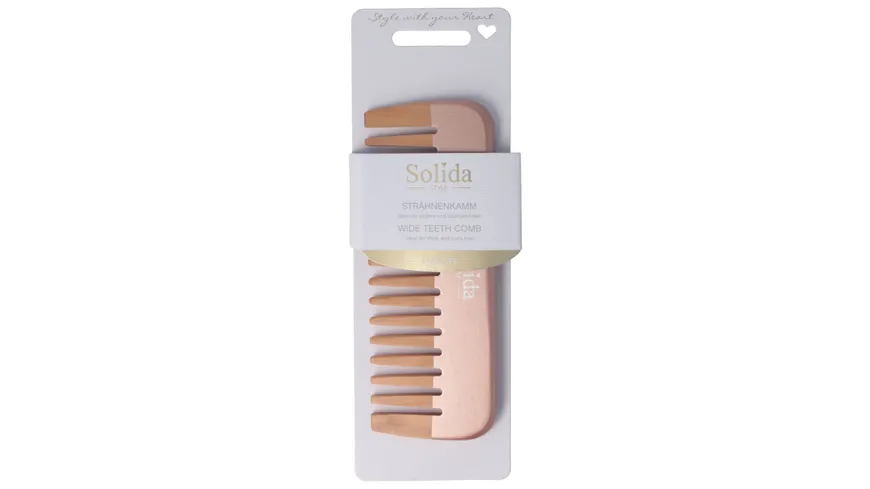 Solida Stähnenkamm Rosegold Metallic