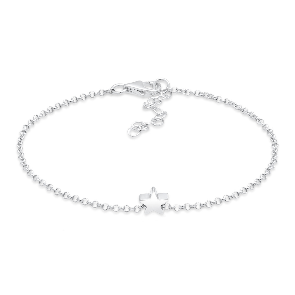Elli Elli Bracelet Astro Étoile Basic Bracelet Femme - (925/1000) Argent Bracelet
