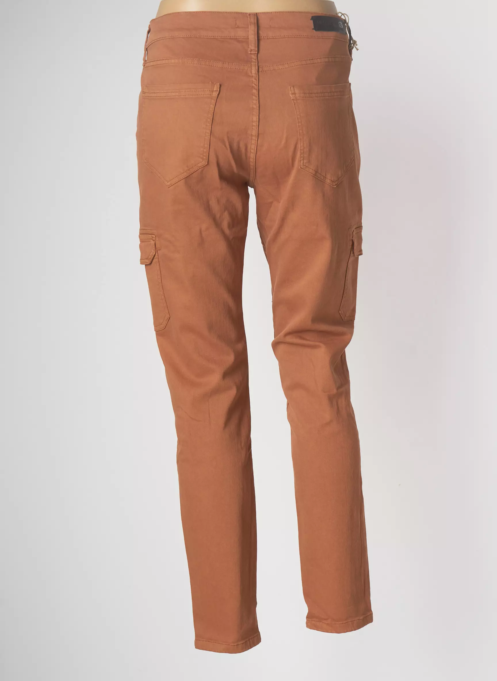 Desgaste Pantalons Cargo Femme couleur marron