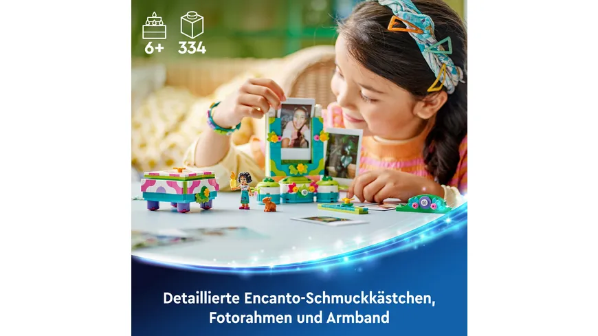 LEGO 43239  Encanto Mirabels Fotorahmen und Schmuckkassette
