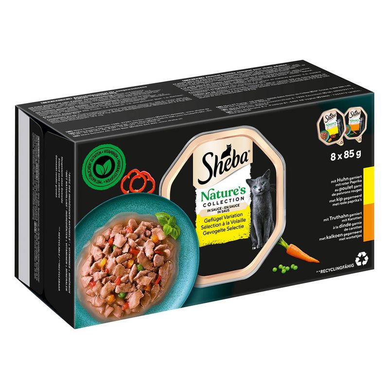 Sparpaket Sheba Nature's Collection in Sauce 64 x 85 g | bitiba %